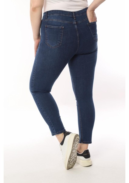 Kadın Battal Taşlamalı Jeans indirimleri