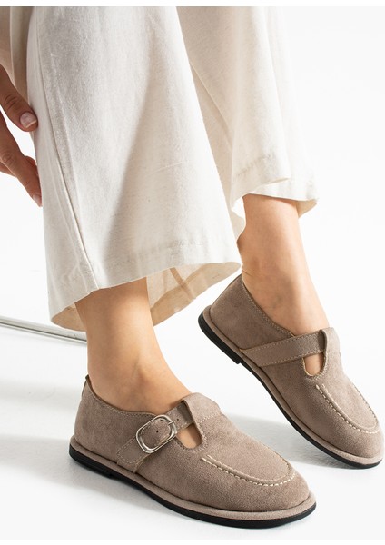 Arabella Kadın Süet Toka Detaylı Günlük Loafer Ayakkabı indirimleri