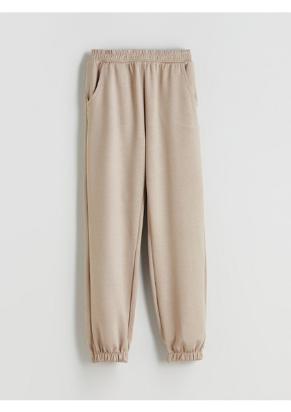 Yeni Sezon Beli Lastikli Kız Çocuk Jogger Eşofman Altı