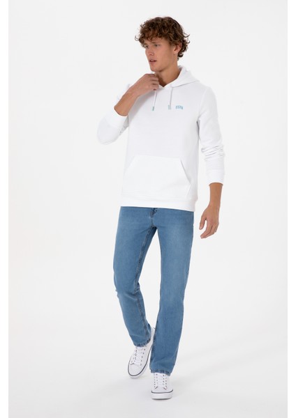 Erkek Beyaz Sweatshirt 50315582-VR013 fırsatları