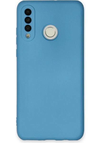 Bfs Huawei P30 Lite Kılıf Nano Içi Kadife Silikon - Mavi