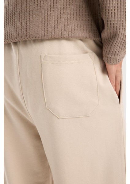 %100 Pamuk Bağcıklı Bel Bol Kesim Baggy Pantolon fiyatları