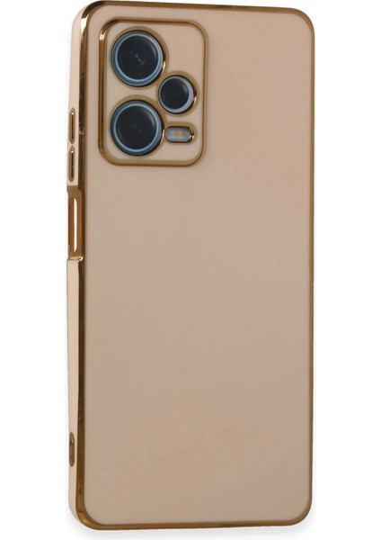 Bfs Xiaomi Redmi Note 12 Pro Plus Kılıf Volet Silikon - Pembe