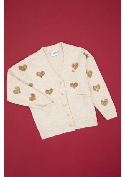 Kız Çocuk Hırka (Triko) 50317620-VR256