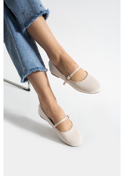 Felix Kadın Taş Tokalı Mary Jane Ayakkabı Babet fırsatları