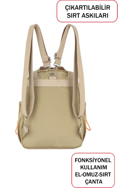 Fonksiyonel Ultra Hafif Kadın Sırt Çanta El ve Omuzda Kullanım Yandan Cepli Yeni Nesil Su Itici Kumaş fırsatları
