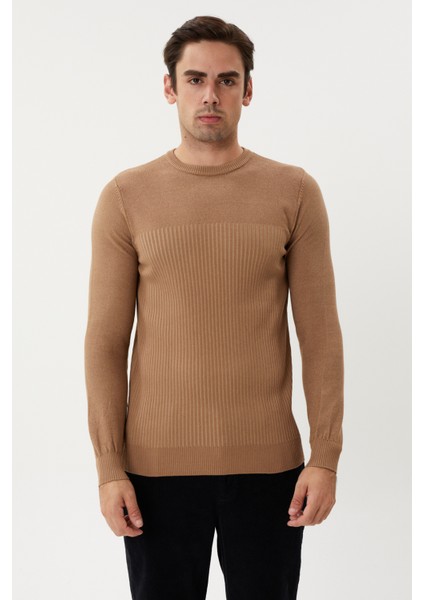 Et 3632 Bisiklet Yaka Tüylenmez Erkek Triko Kazak