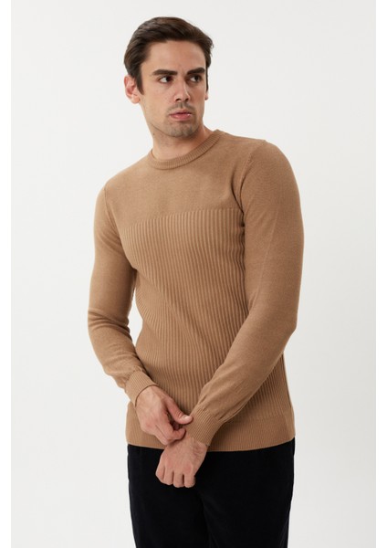 Et 3632 Bisiklet Yaka Tüylenmez Erkek Triko Kazak modelleri