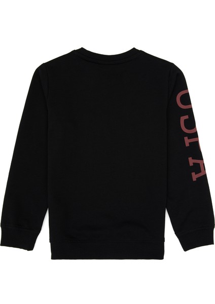 Erkek Çocuk Siyah Sweatshirt 50313831-VR046 fiyatları