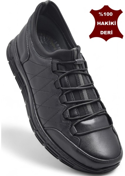 3216 Ortopedik Taban Günlük Hakiki Deri Erkek Ayakkabı Kauçuk Taban Casual Ayakkabı
