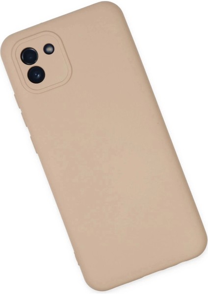 Bfs Samsung Galaxy A03 Kılıf Nano Içi Kadife Silikon - Pudra modelleri