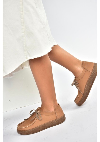 V999646401 Taba Hakiki Deri Nubuk Kadın Ayakkabı fiyatları