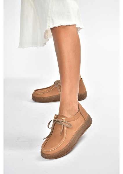 V999646401 Taba Hakiki Deri Nubuk Kadın Ayakkabı fırsatları