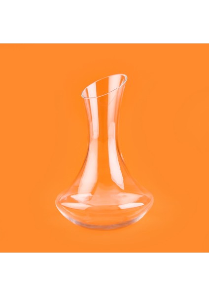 43634 Ağzı Eğik Kesme Karaf - Şeffaf - 1,8 Lt