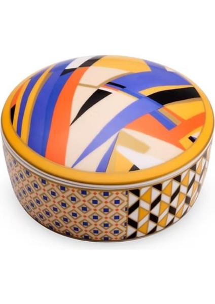 Living Porselen Kapaklı Kutu 10 x 5,5 cm