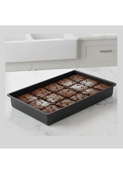 Premium Brownie & Focaccia Pişirme Tepsisi 300X400 H 50 mm P300X400 H 50 Mmp fırsatları