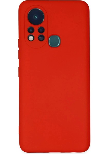 Bfs Infinix Hot 11S Kılıf Nano Içi Kadife Silikon - Kırmızı