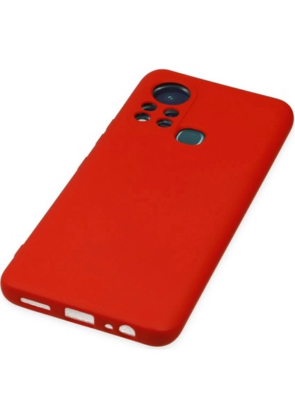 Bfs Infinix Hot 11S Kılıf Nano Içi Kadife Silikon - Kırmızı fırsatları