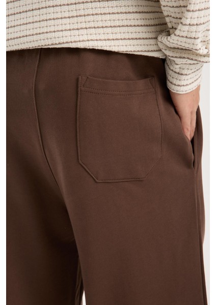 %100 Pamuk Bağcıklı Bel Bol Kesim Baggy Pantolon fiyatları