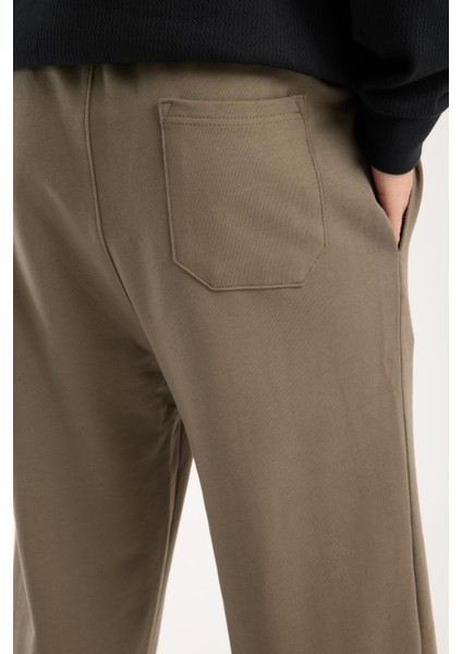 %100 Pamuk Bağcıklı Bel Bol Kesim Baggy Pantolon fiyatları