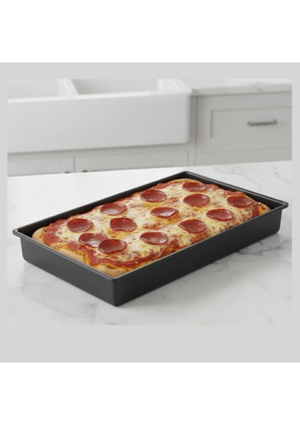 Premium Brownie & Focaccia Pişirme Tepsisi 300X400 H 50 mm P300X400 H 50 Mmp indirimleri