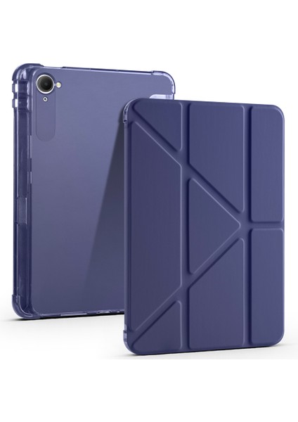 Xiaomi Redmi K Pad 8.8 Inc Yatay ve Dikey Standlı Antişok Köşe Korumalı Kalemlikli Origami Slikon Kılıf