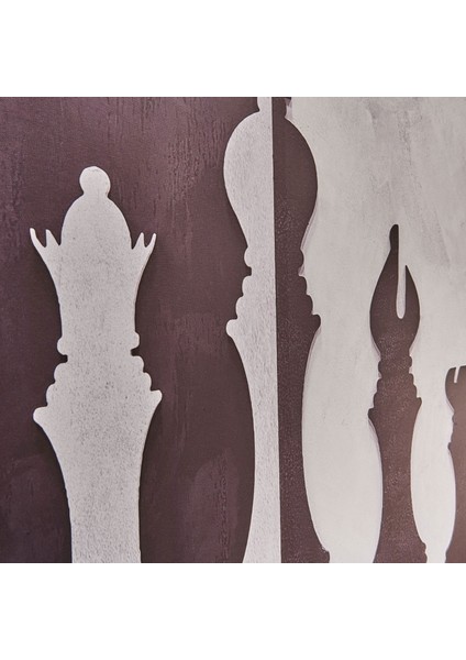 Deco Satranç Kanvas Tablo - Siyah / Beyaz - 120X90 cm modelleri