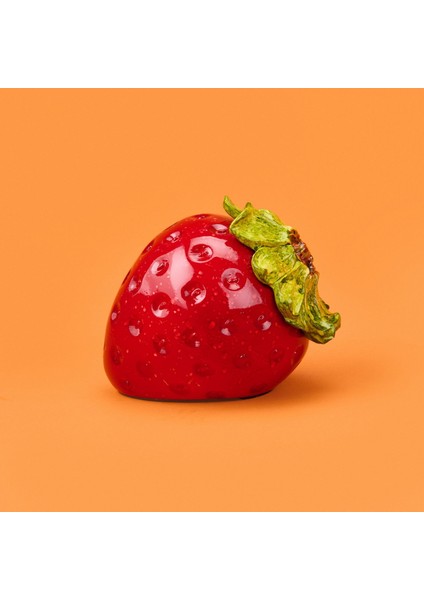 Deco Strawberry Dekor - Kırmızı - 10 cm fiyatları