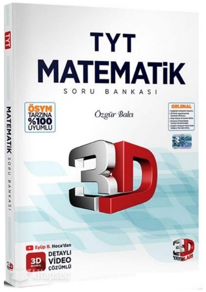 3D Tyt Matematik -Bilgi Sarmal Tyt Matematik -Data Tyt Matematik Duble Zor Soruları Soru Bankası Seti fiyatları