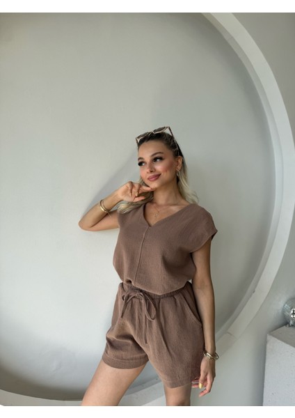 Ham Keten Şortlu Takım fiyatları