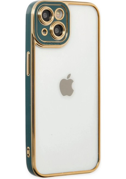 Bfs iPhone 14 Plus Kılıf Liva Lens Silikon - Yeşil