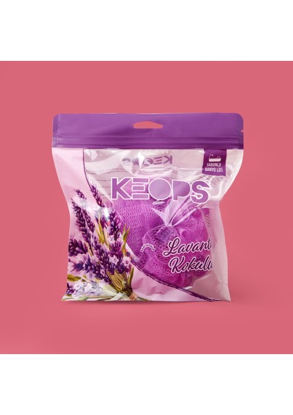 Lavanta Sabunlu Banyo Lifi - Mor - 60 gr modelleri