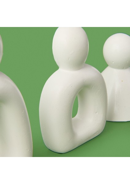 Deco 3'lü Family Obje - Beyaz modelleri