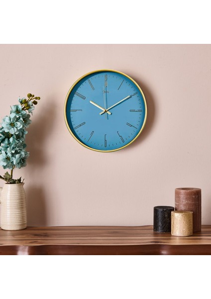 Modern Klasik Duvar Saati - Gri - 30 cm