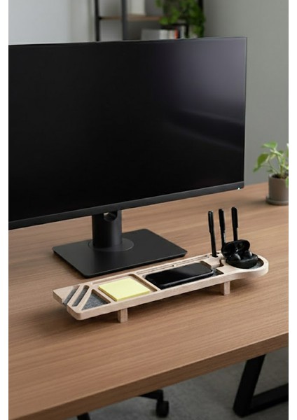 Ahşap Masaüstü Kalemlik Organizer & Telefon Standı fiyatları