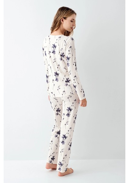 Arnetta 3410-S Kadın Uzun Kol Pijama Takım modelleri