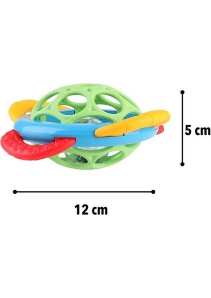 Nessiworld 30800 Let's Be Child - Ufo Diş Kaşıyıcı & Çıngırak +0 Ay