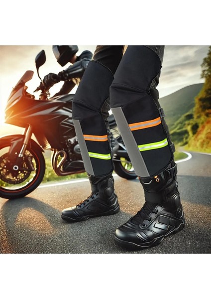 Motorsiklet Diz ve Bacak Koruma Su ( Yağmur ) ve Rüzgar Geçirmez