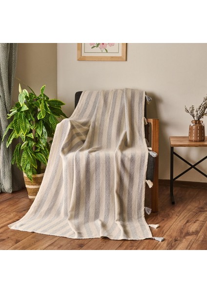 Soft Hill Koltuk Örtüsü - Gri - 115X200 cm