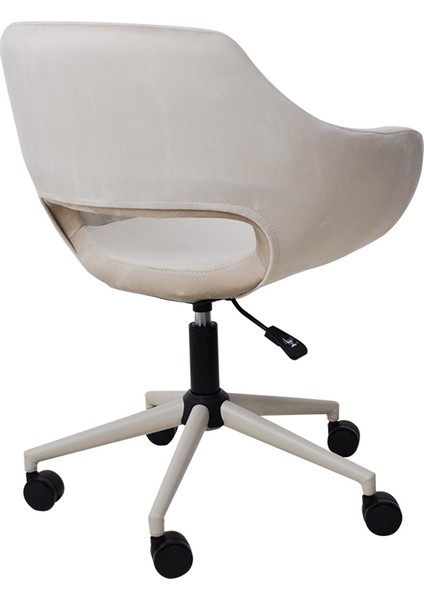 Monev 2 Bej Kumaş, Metal Ayaklı, Ev ve Ofis Çalışma Koltuğu – Öğrenci, Ofis, Büro, Bilgisayar Sandalyesi modelleri