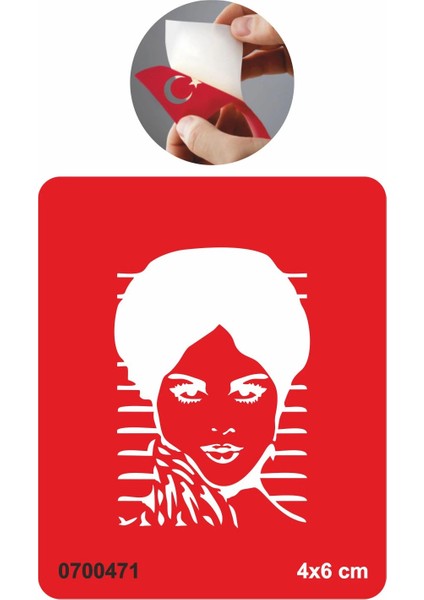 Güzel Kadın Tattoo Geçici Dövme Şablonları Kına Kalıpları