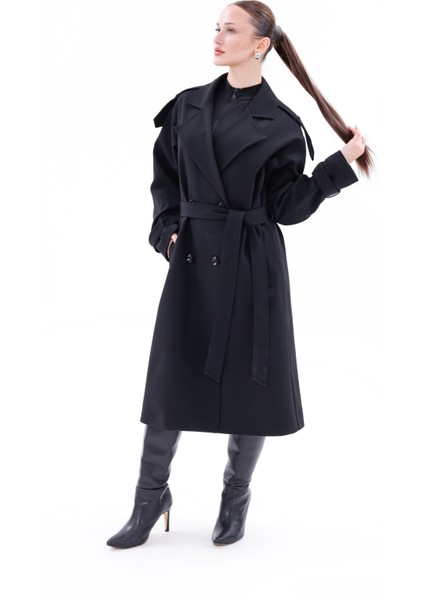 Kadın Trençkot Model Kaban