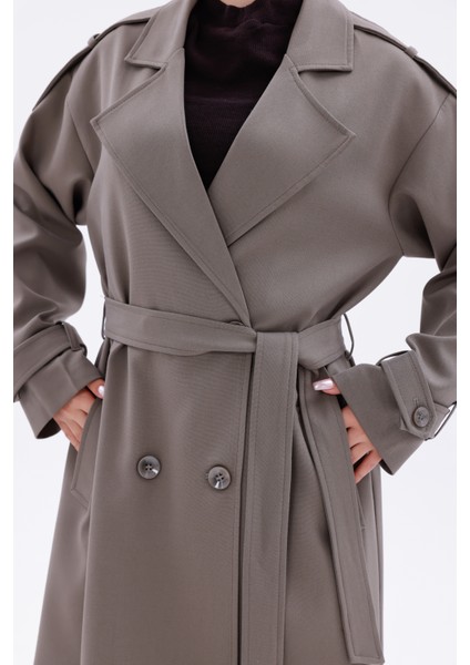 Kadın Trençkot Model Kaban