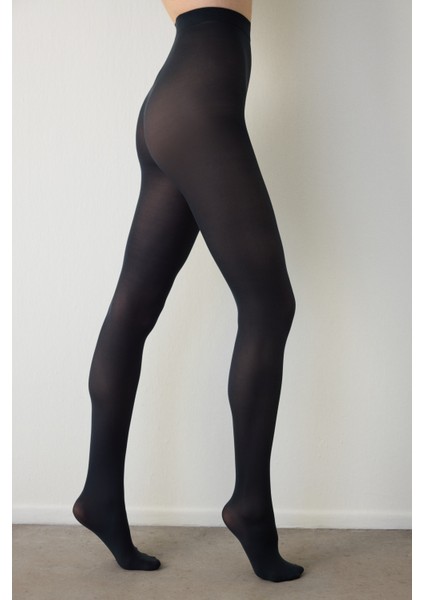 Yeni Antrasit Rengi Micro 40 Külotlu Çorap