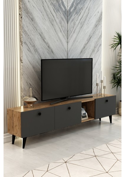 Model Hera 180 cm 3 Kapaklı Televizyon Ünitesi Modern Tv Ünitesi – Tv Sehpası | Televizyon Konsolu fiyatları
