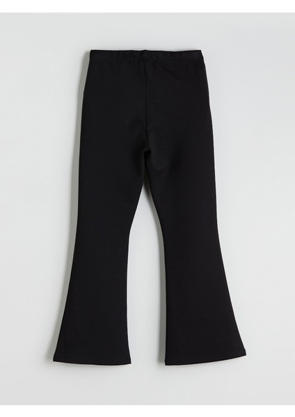 Yeni Sezon Beli Lastikli Ispanyol Paça Kız Çocuk Tayt modelleri