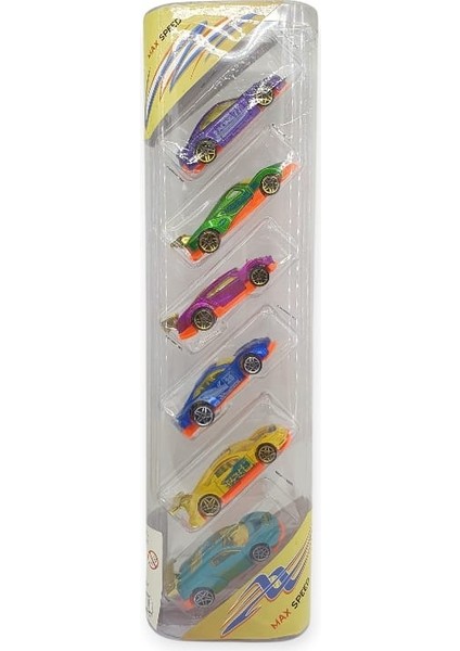 QQ-36ABCD - Şeffaf Kutuda 6 Lı Araba Seti (Lisinya) fırsatları