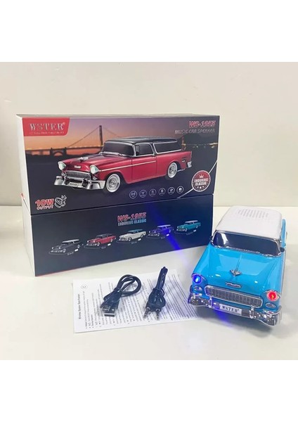 Chevrolet WS-1955BT Belair 1955 Model Bluetooth Hoparlör (4915) modelleri