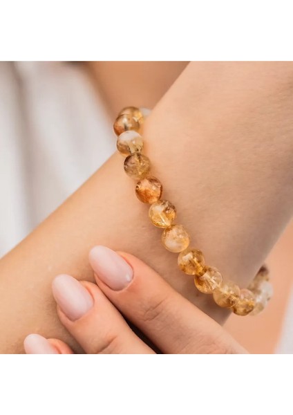 Sitrin Doğaltaş Bileklik