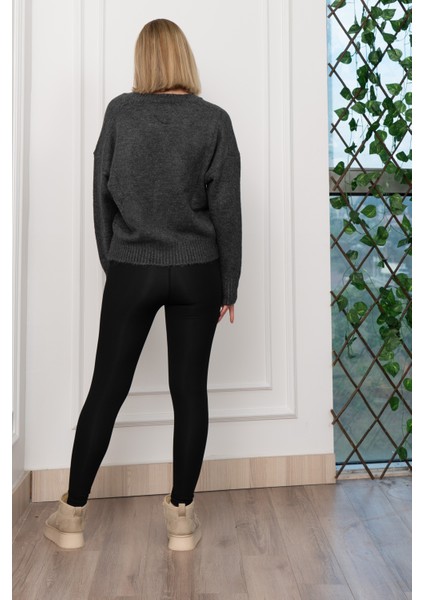 Yuvarlak Yaka Yumoş Triko Kazak 258181 modelleri